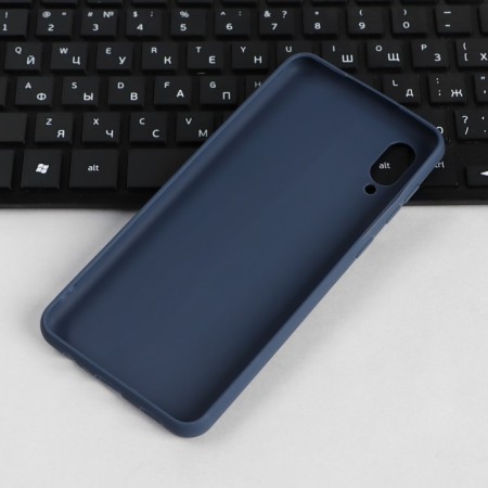 PERO cover, for Samsung A02, silicone, blue-2