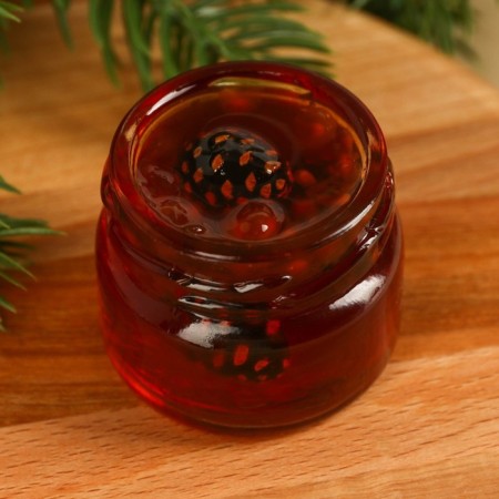 Jam from cones "Happy New Year" with a clogging, 30 g.-2