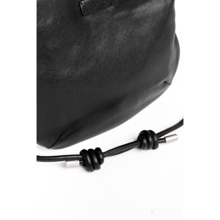 Bag Cross-Body Women's, genuine leather, Ludor black, 23x6x22 cm-2