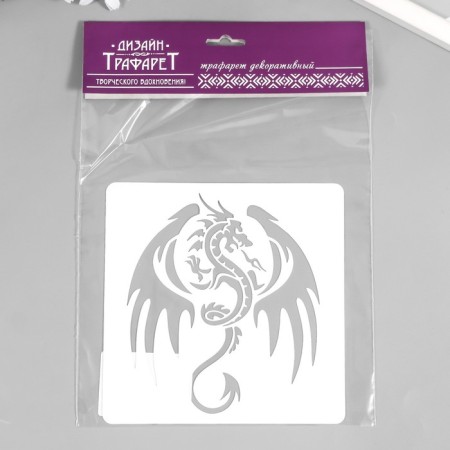 Tables for tattoo "Dragon" 15x15 cm-2