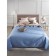 Blue bedspread, size 210x240 cm, blue color