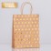 Crafts with gold embossing, round handle, 27 x 21 x 11 cm, 120 g