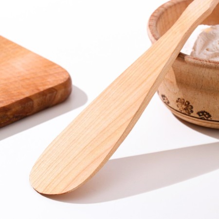 Blade, kitchen, with a carved pen, juniper, 27 cm,-2