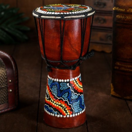 Souvenir musical instrument "Different drum -jambe" 13x13x24 cm, mix-17