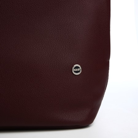 Women's bag with lightning, burgundy color-3