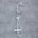 The shower system wasserkraft a188.067.059.wm Thermo, tropical shower, thermostat, white