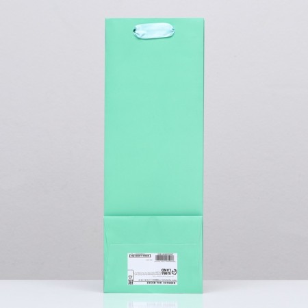 Package for the bottle "turquoise" 13 x 36 x 10 cm, 1 pc.-1