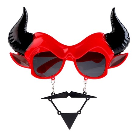 Carnival glasses "Devil with a mustache"-1