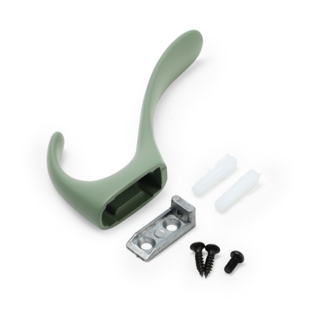 Furniture hook Cappio Heel Light, two -rod, green color-5