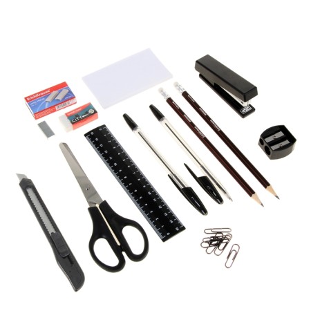 Set of desktop Erichkrause "Leader", 13 items, black-1