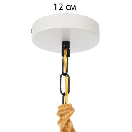 Causte "Punto" 9he27 white-gold 76x76x78 cm-14