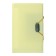 Elastic band A6, 12 departments, patterns, yellow pastel
