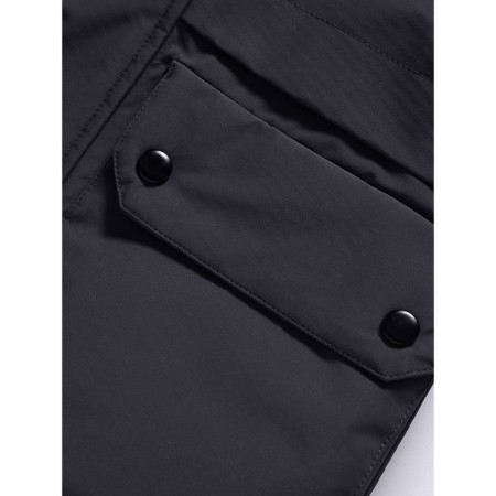 Park for the boy winter, height 116 cm, black color-7