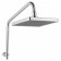 Shower column Bravat Fit S for a shower without a mixer (upper shower of a square shape)