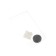 Sadovo-park lamp NBU 07-60-006 U1 Delhi 3, E27, IP44, 60 W, Black