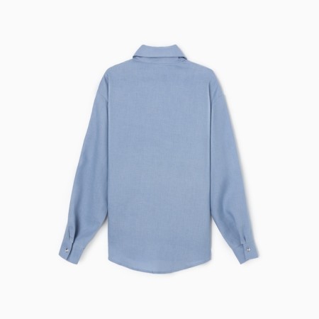 Women's blouse Minaku: Casual Collection Blue color, size 50-8