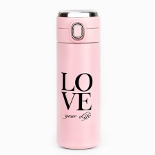 Thermal circle, 420 ml, Simple Love Your Life, saves heat 8 hours, thermometer