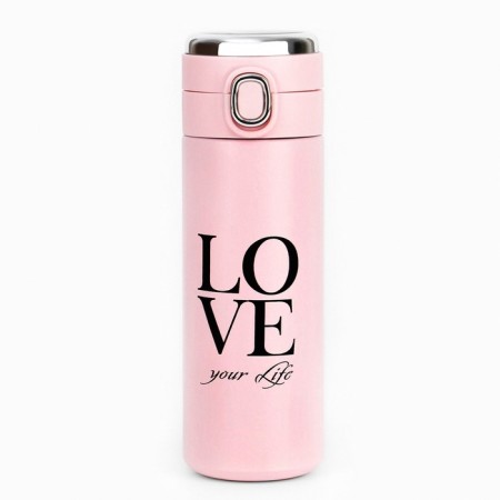 Thermal circle, 420 ml, Simple Love Your Life, saves heat 8 hours, thermometer