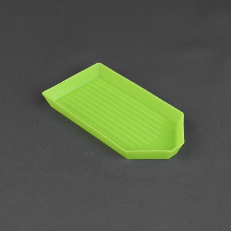Organizer-lobby for beads and rhinestones, 4.8 × 9 cm, green color-1