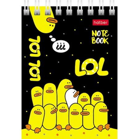 Notepad A7, 60 sheets on the crest "Duck Stories", cover Cover Cardboard, OFSET block 65g/m2-1