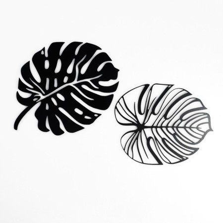 Panel Metal "leaves" set (18x13,12x14cm)-1
