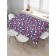 Tables on the table "Snowfall from hearts", rectangular, oxford, size 120x145 cm