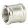 The coupling Stout SFT-0006-001212, 1/2 ", internal/internal thread, nickelled brass