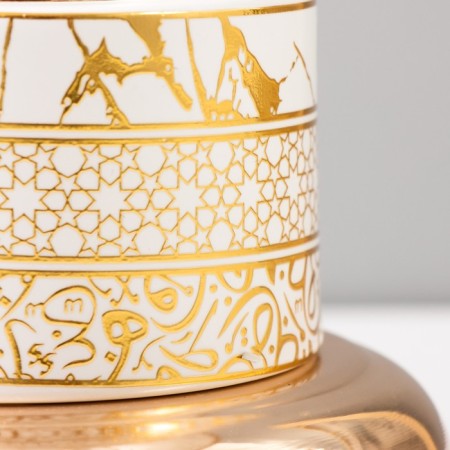 Sofia table lamp E27 40W gold 22x22x40 cm Risalux-4