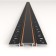 Built -in tire, 2 m Elektrostandard, Flat Magnetic, Black Color