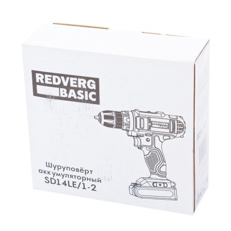 Redverg SD14le/1-2 Basic, 14.4 V, Li-Lon, 1.5 A/h, 20 nm, 350/1400 rpm 1068922-1