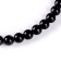Beads made of natural stone "Black Agat" set 36 pcs., Size 1 pc. - 10 mm