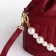 Cross-Bodi bag, cord department, burgundy color