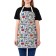 Apron kitchen with a photo print "Field sketches", adjustable, size OS