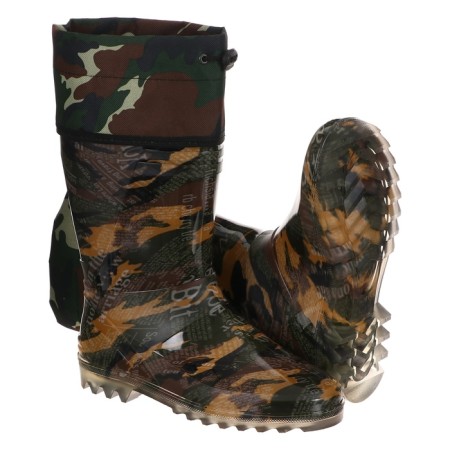Men's boots S-10RUM, PVC, insulated, camouflage mix, size 40 (255)-12