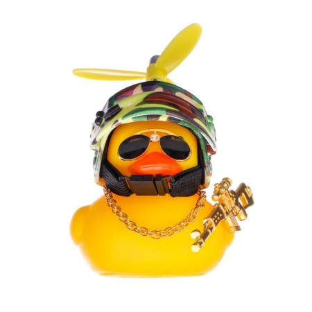 Duck with a propeller yellow, Hakki helmet-3