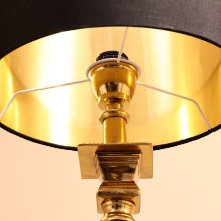 Lamp desktop "Steel" 1x60W, E27 golden-black 31x31x66 cm-5