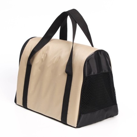 Bag - Animal Carriage "Tunnel", Nylon, 33 x 19 x 23 cm, beige