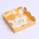 Cookie box, confectionery packaging with PVC lid, Time to Enjoy, 10.5 x 10.5 x 3 cm
