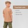 T -shirt Children's Polo Minaku: Basic Line is beige color, height 104