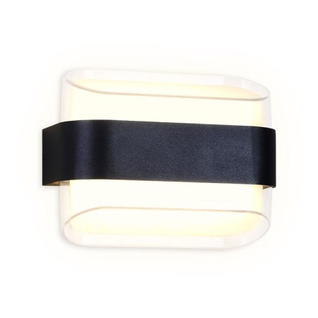 Sconces Ambrella Light Wall, 10W LED, 750LM, 3000K, black color, matte-1