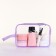 Lightning cosmetic bag, lilac color