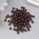 Glass beads 6/0 "metallic. Dark chocolate" 10 g