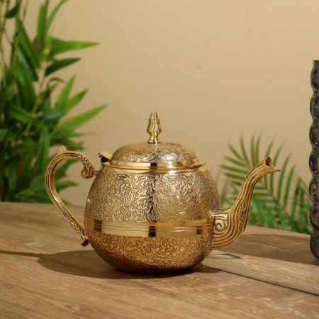 Teapot 25x12x18 cm, brass