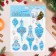 Stickers on the windows "New Year" toys, 21.5 x 15.5 cm
