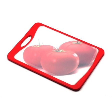 Atlantis Flutto “Tomati” kitchen board, red color, 37 x 25 cm