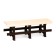Bench Plastic alternative for a summer house 1.2x0.4x0.42 m, without a back, load up to 212 kg