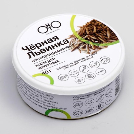 Canned food for animals, black Lion, 40 g
