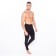 Male thermal underwear (pants), black color, size 48