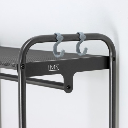 Valencia 1 dressing system, steel, 109 × 30 × 155.5 cm, graphite color-3