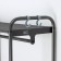 Valencia 1 dressing system, steel, 109 × 30 × 155.5 cm, graphite color